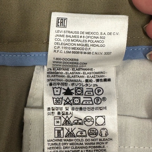 Dockers khaki flat front pant 48 waist 27.5 inseam - Picture 9 of 13